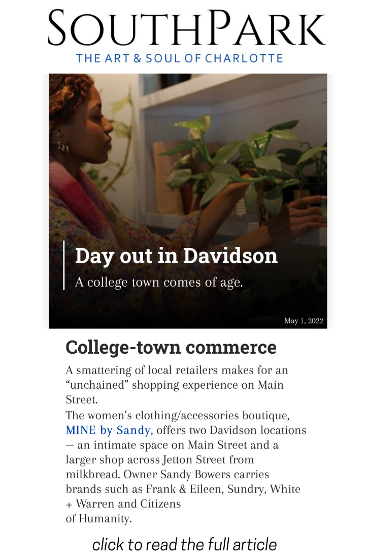 SouthPark Magazine - Day Out in Davidson