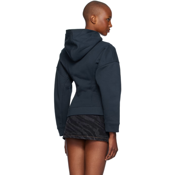 Navy Fleece Zip Hoodie - MINE by sandy