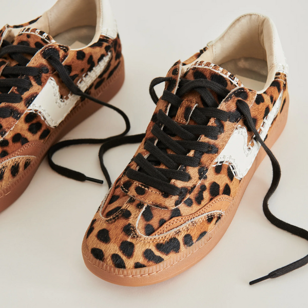 Notice Stitch Sneaker - DK Leopard Calf Hair - MINE by sandy