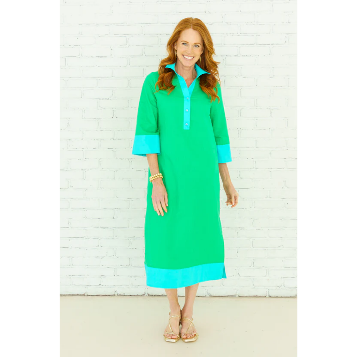 Carrie Long Dress - Green