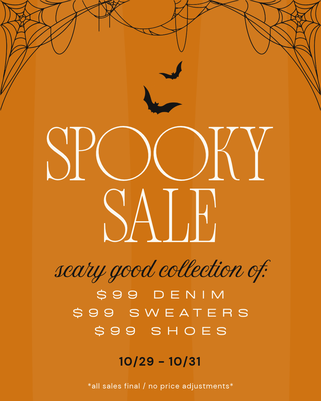 MINE's Spooky Sale!