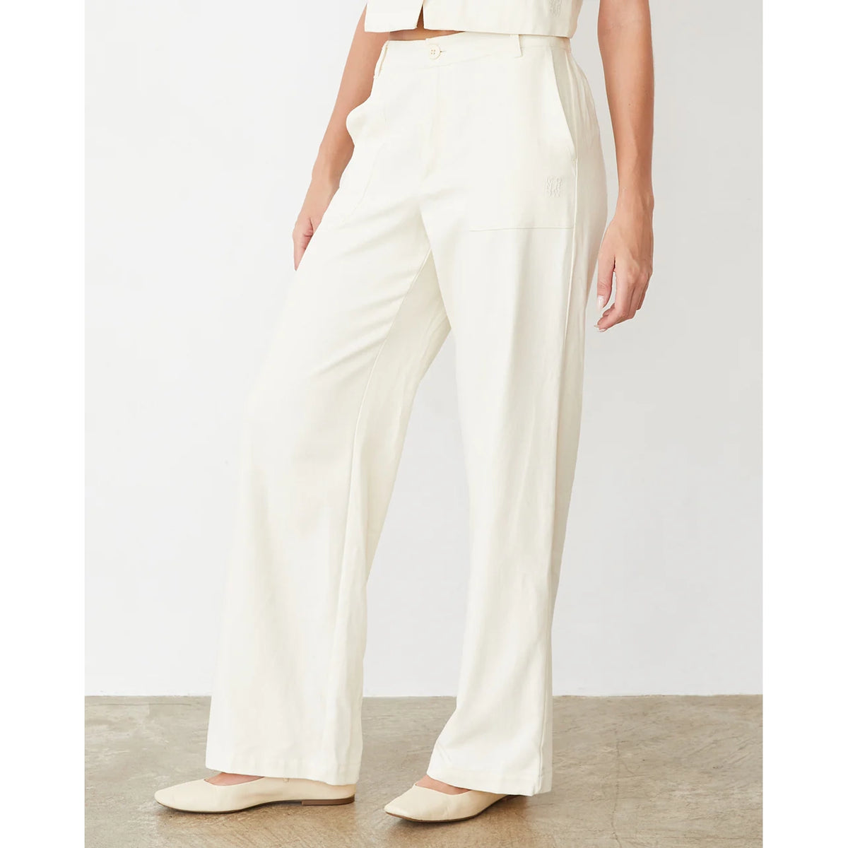 Soft Twill Patch Pocket Pant