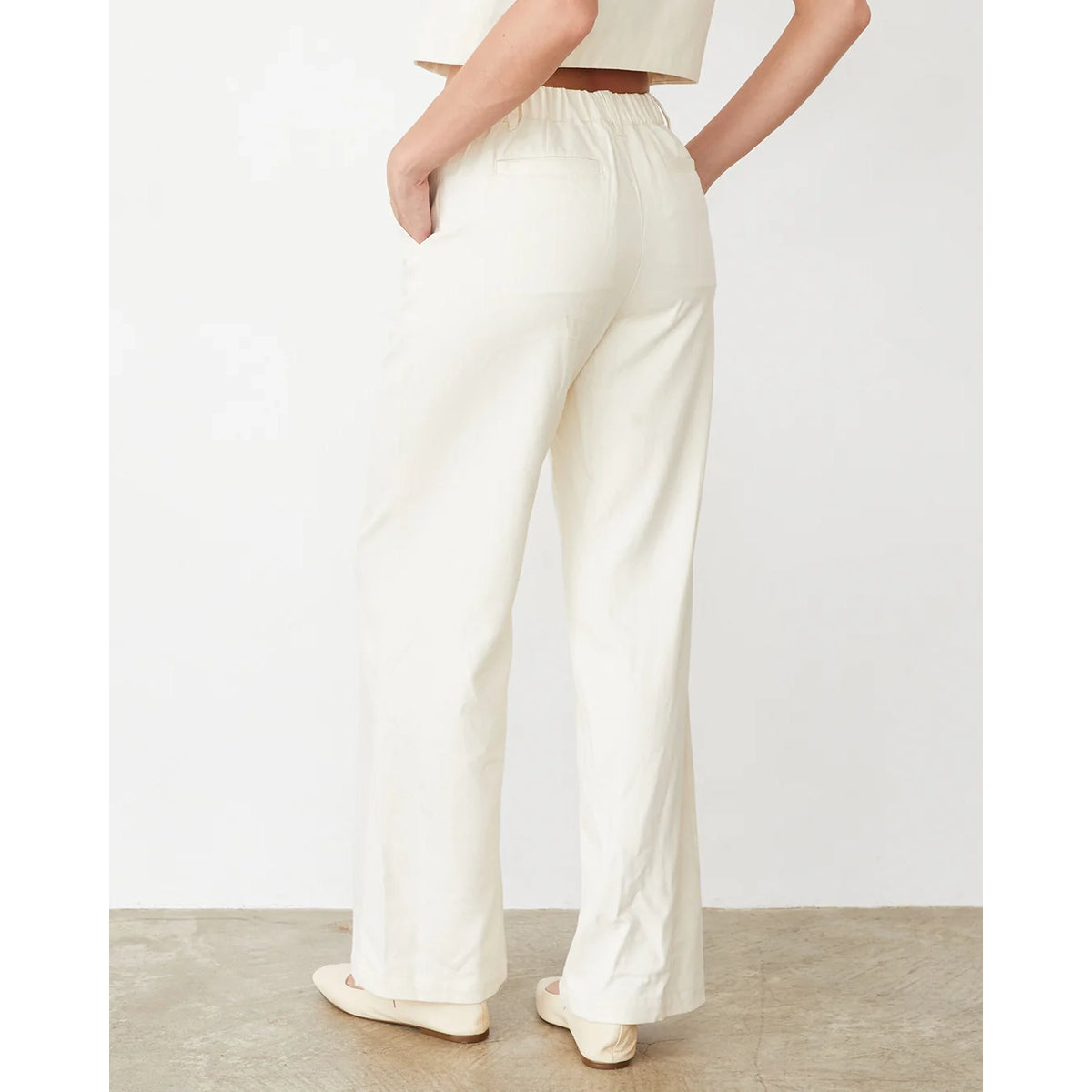 Soft Twill Patch Pocket Pant