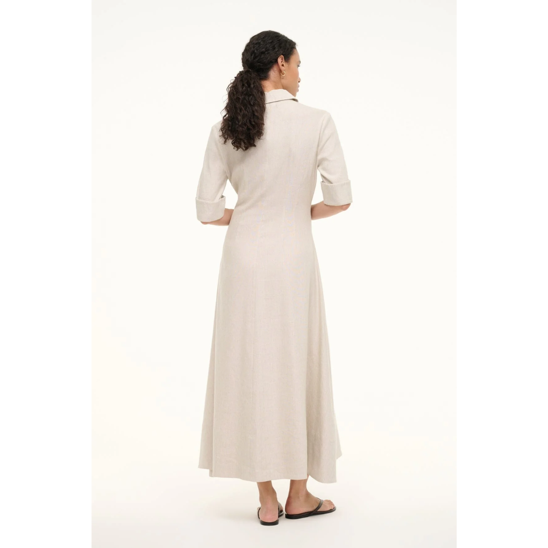 Joan Linen Dress - Natural