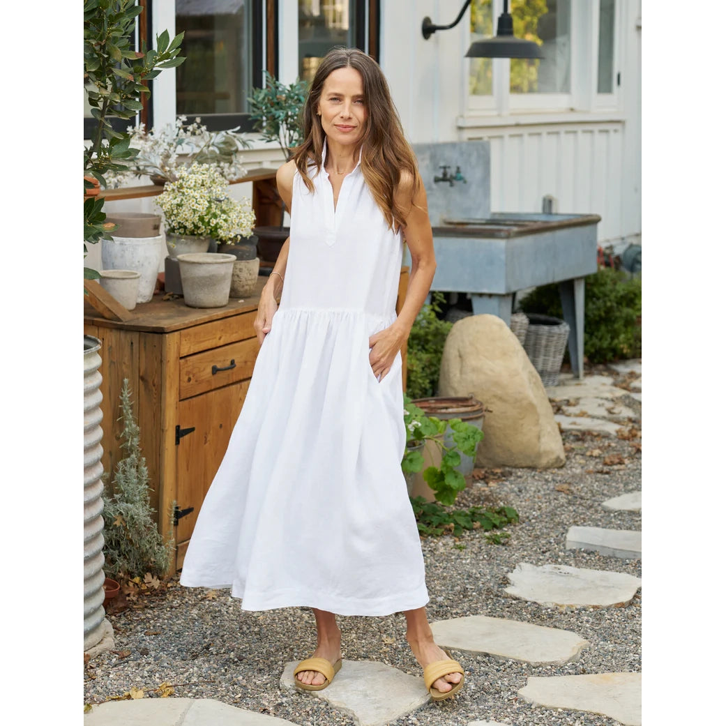 Daphne Sleeveless Popover Dress