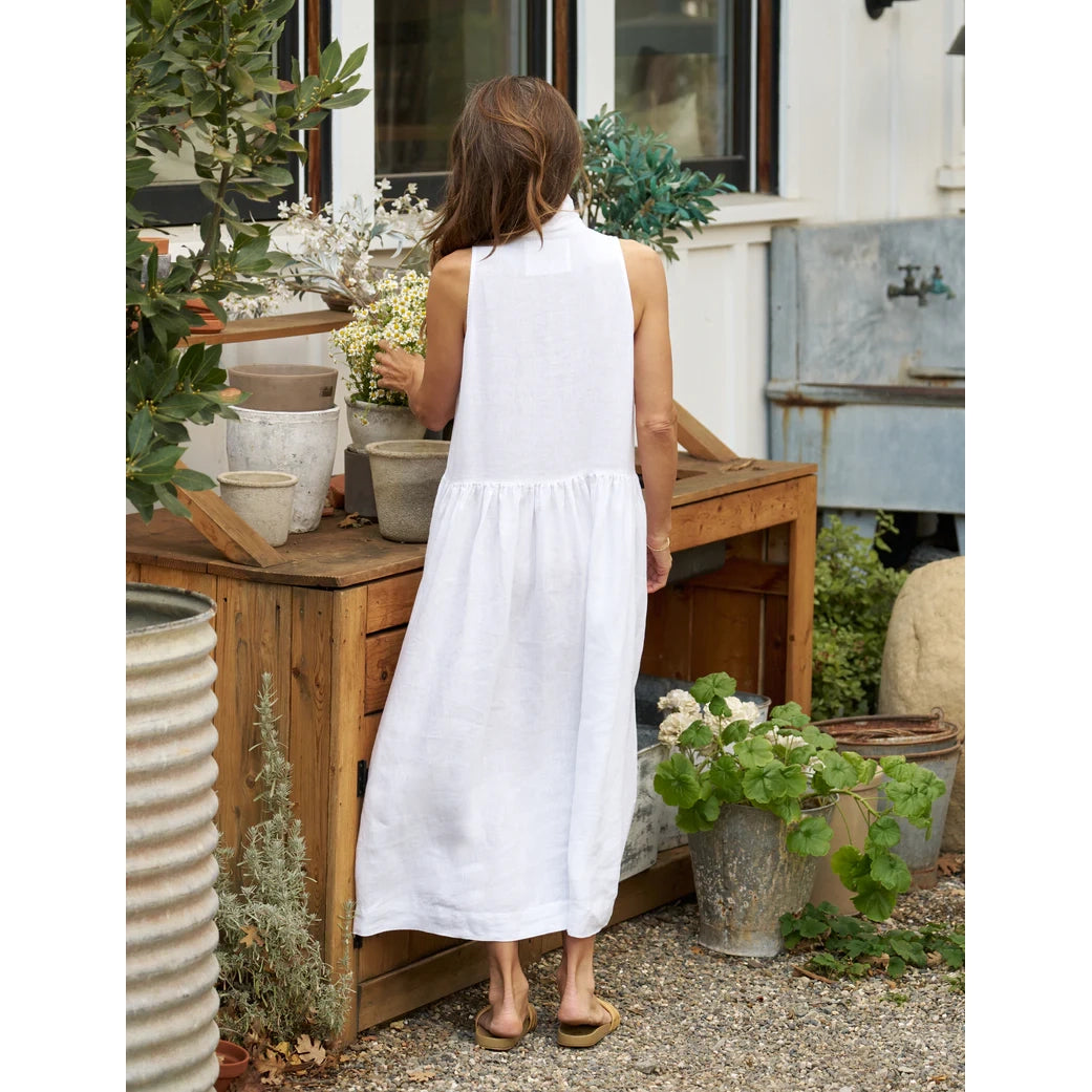 Daphne Sleeveless Popover Dress