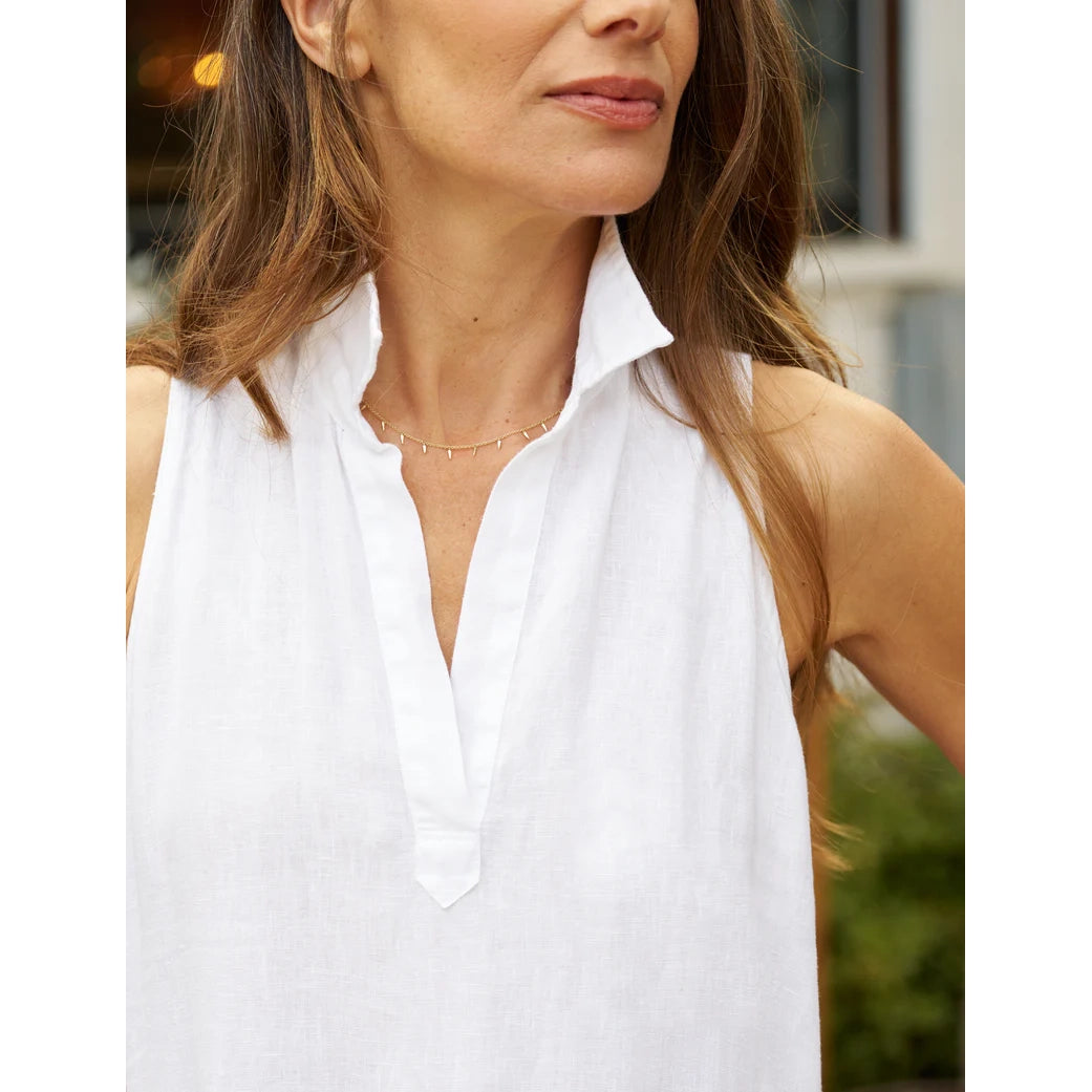 Daphne Sleeveless Popover Dress