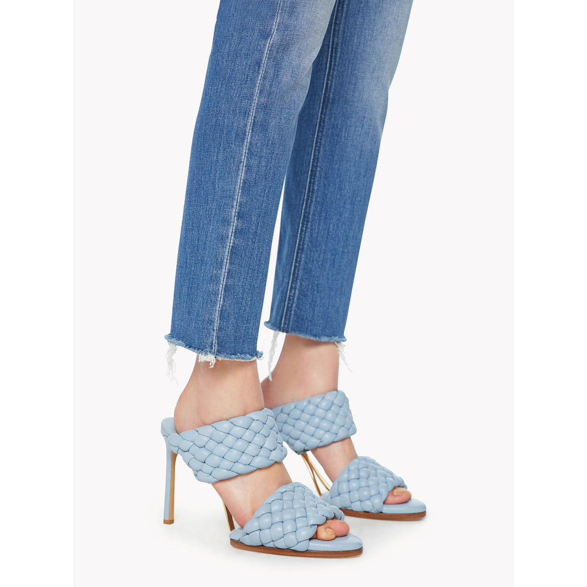 The Mid Rise Dazzler Ankle Fray