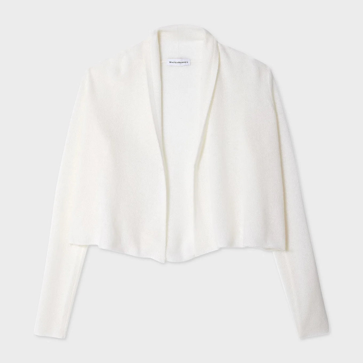 Cashmere Cropped Trapeze Cardigan