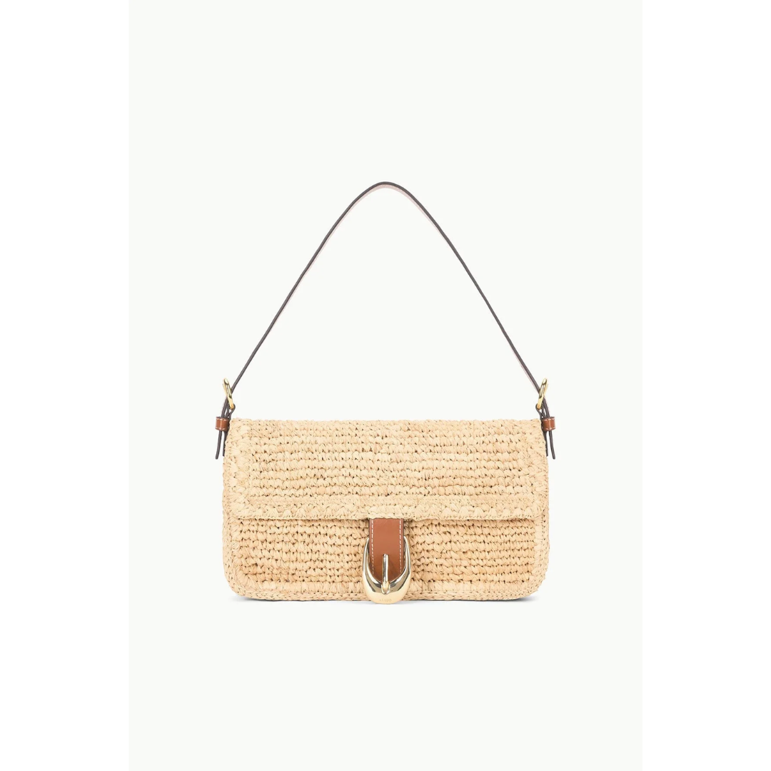 Harlow Raffia Shoulder Bag