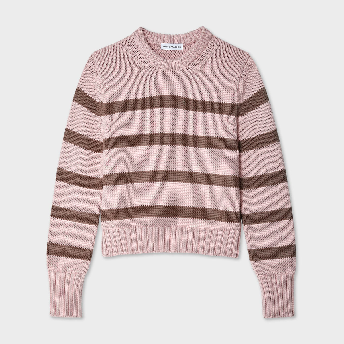 Organic Cotton Striped Crewneck