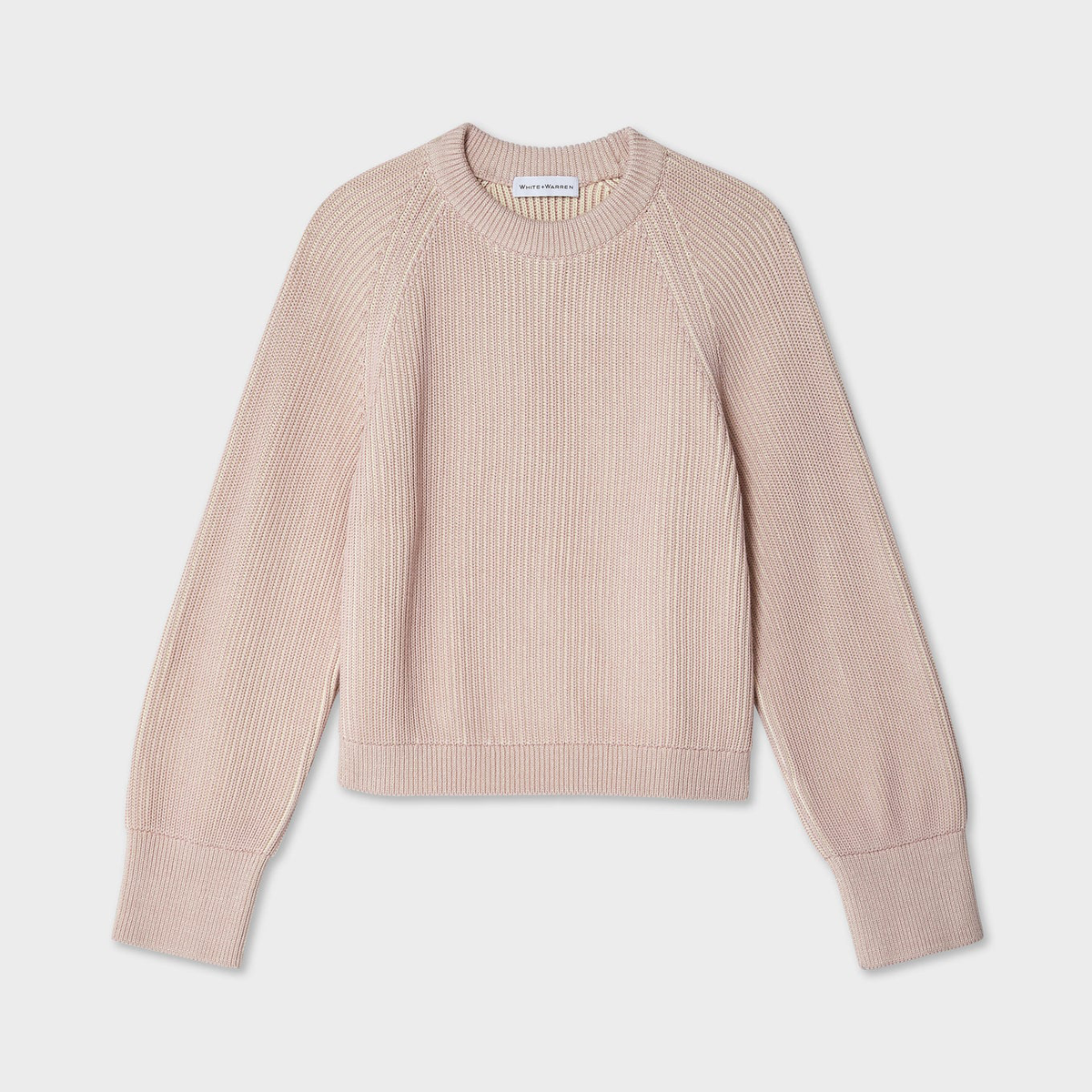 Organic Cotton Plaited Crewneck