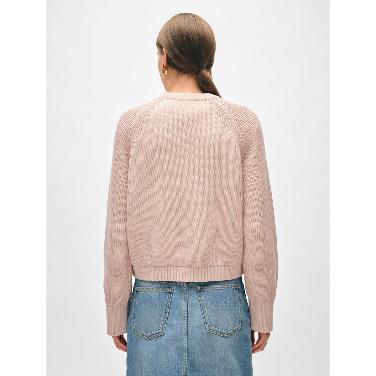 Organic Cotton Plaited Crewneck