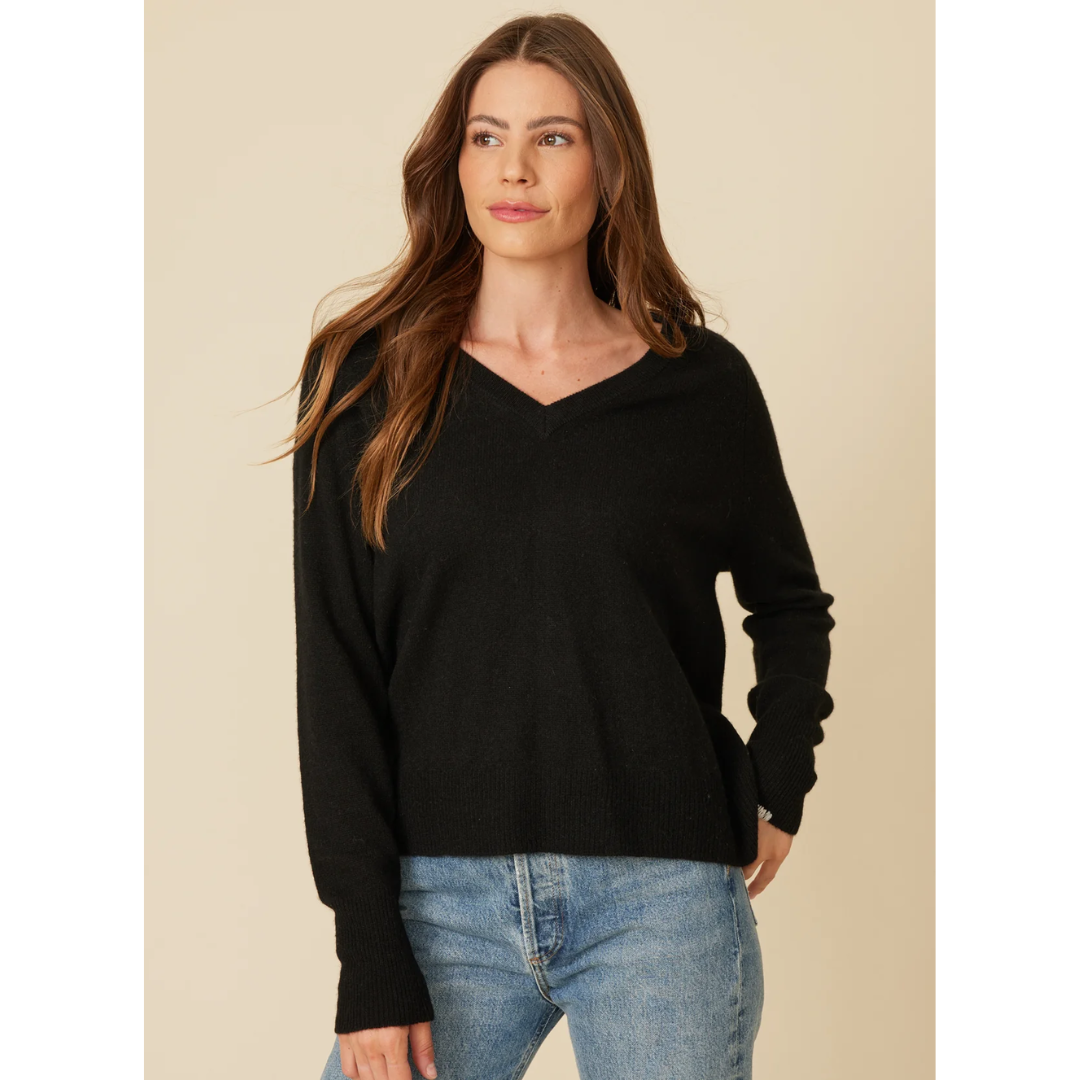 Sloane V-Neck - Black