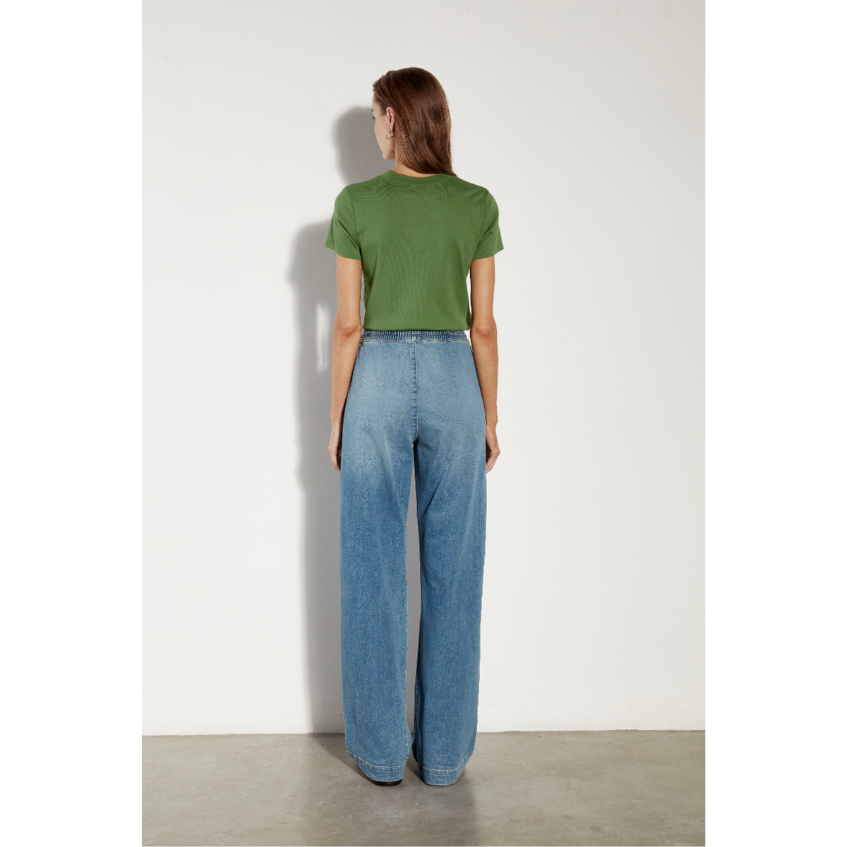 Easy Trouser - Mid Wash