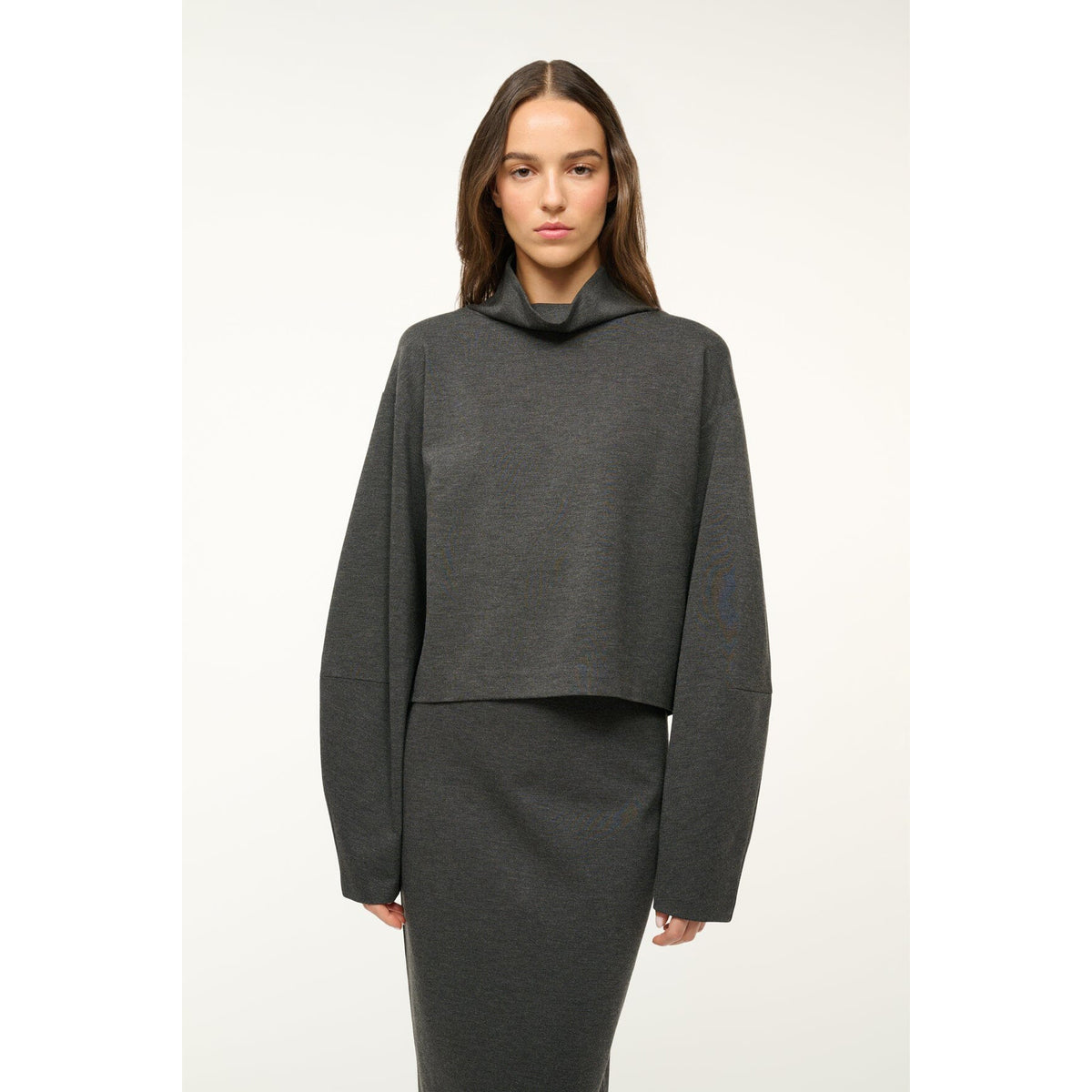 Binoche Top - Heather Grey
