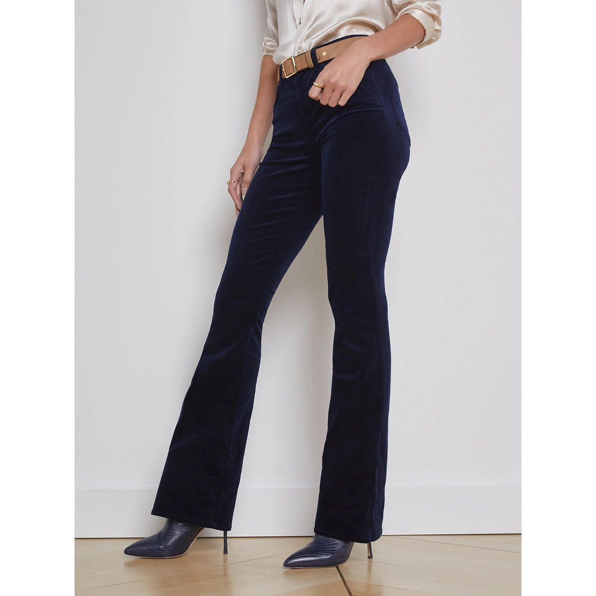 Stevie Velvet Jean - Dark Navy