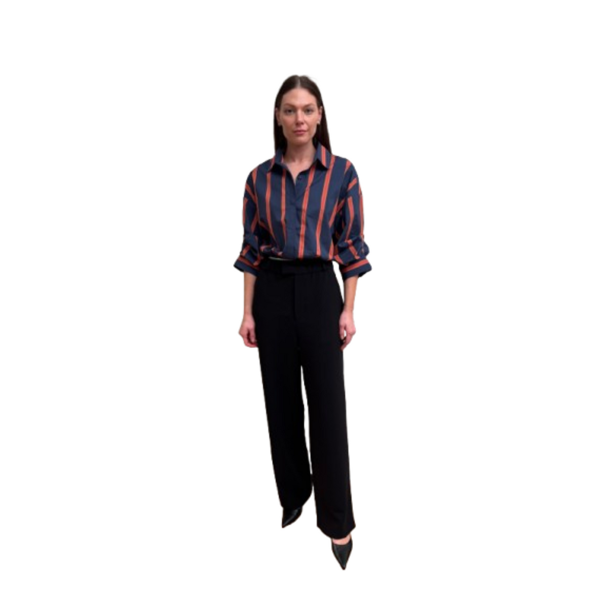 Tranverse Bodysuit - Railroad Stripe