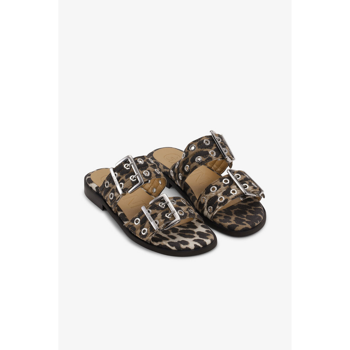 Feminine Buckle Two-Strap - Leopard