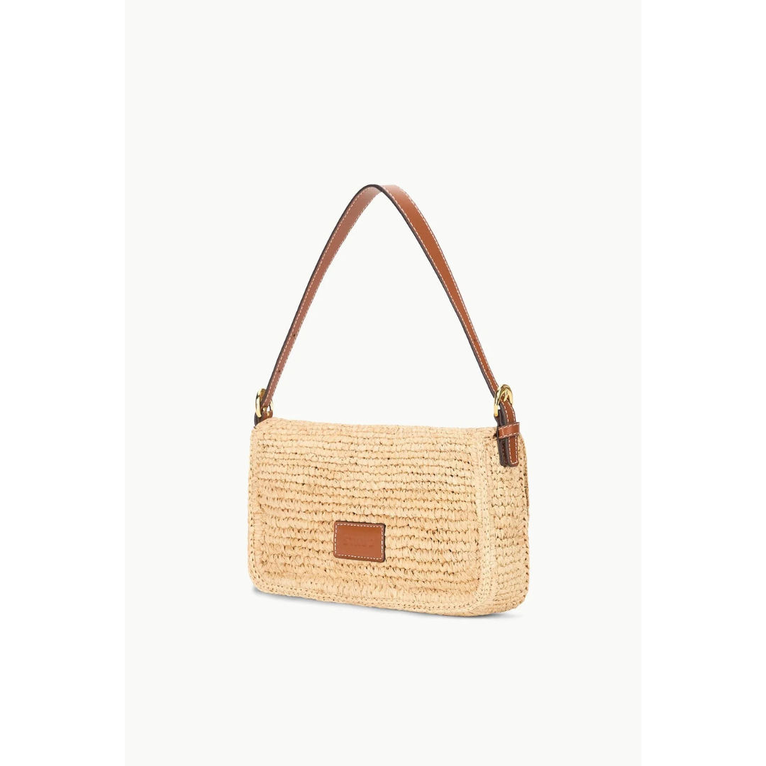 Harlow Raffia Shoulder Bag