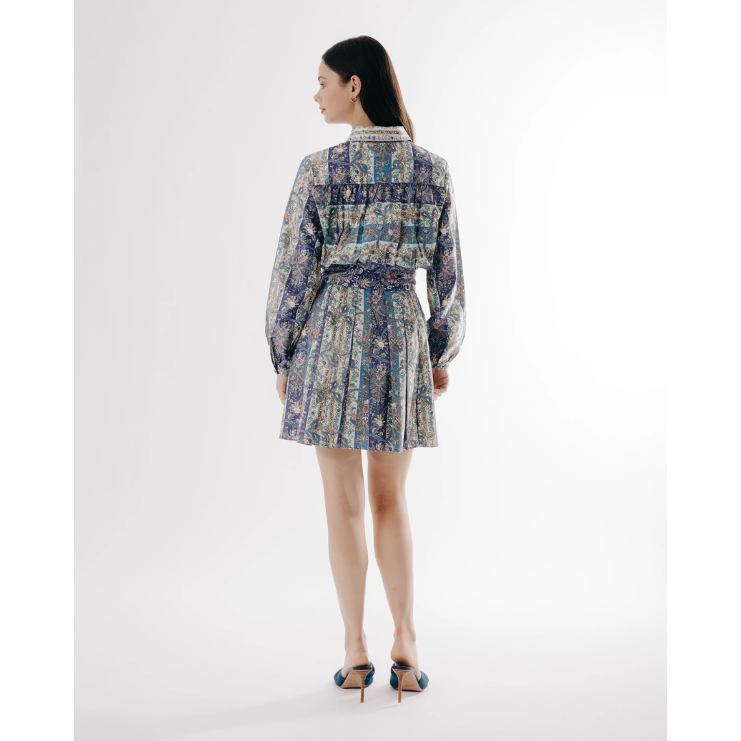 Corneila Dress - Mara Stripe Floral