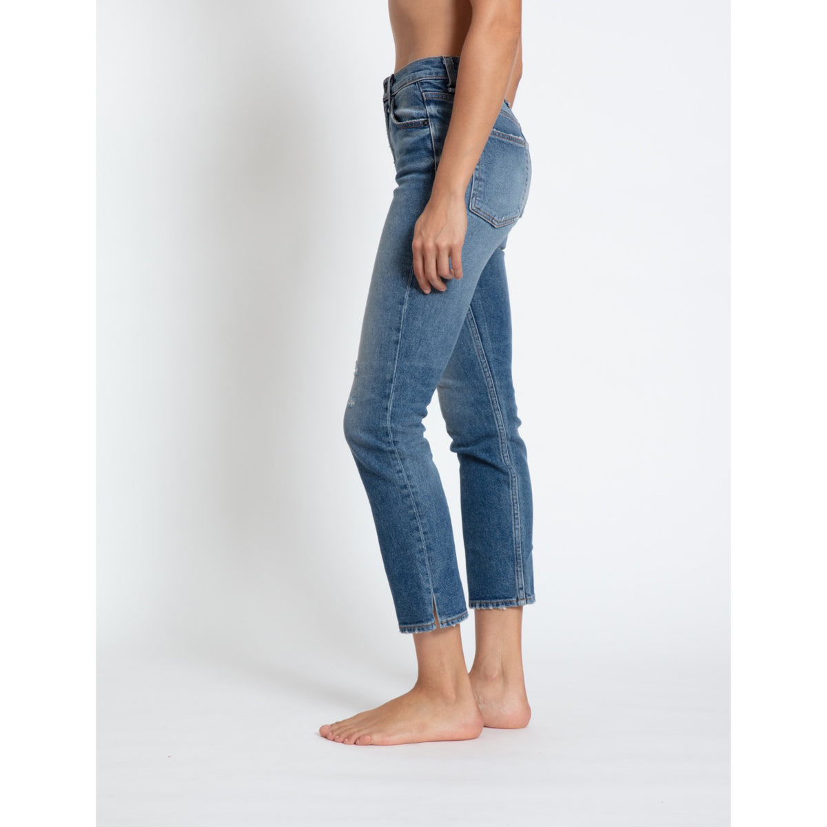 Mid Rise Straight Jean - Marina