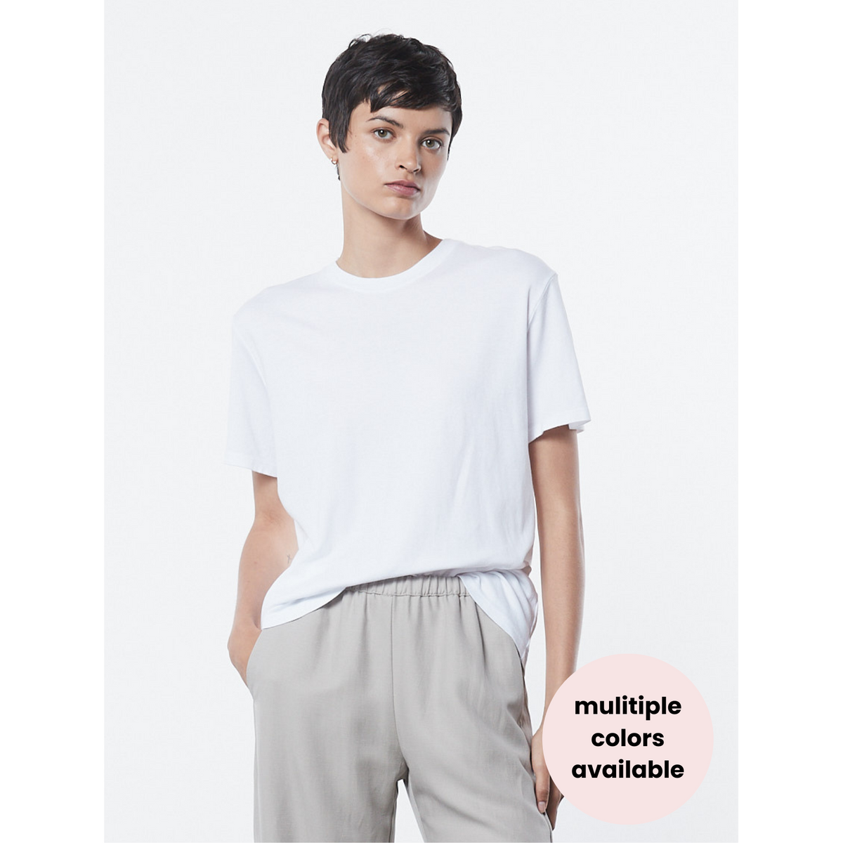 Supima Cotton Oversize Short Sleeve Tee