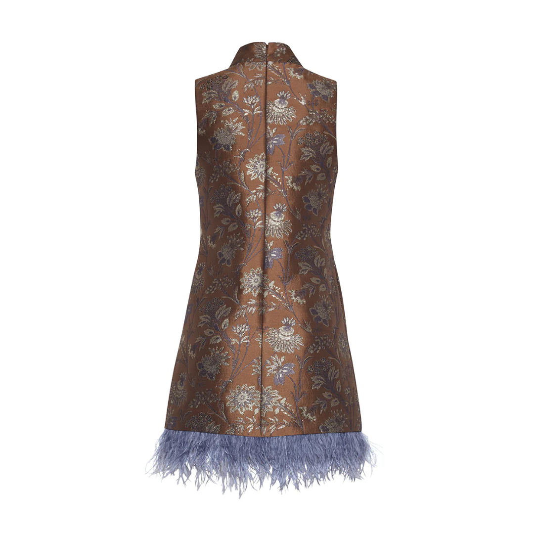 Tay Dress - Jacquard Garden
