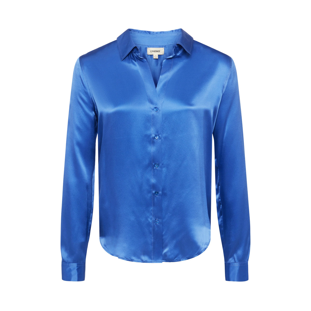 Tyler Silk Blouse - Dusty Periwinkle