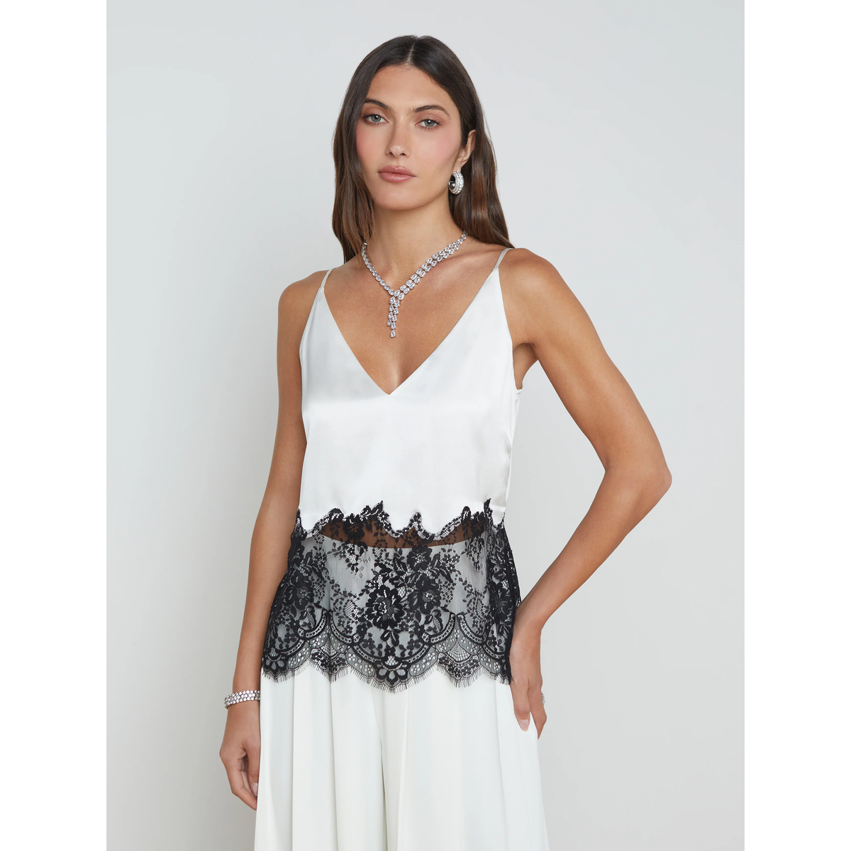 Bryna Silk Lace Camisole