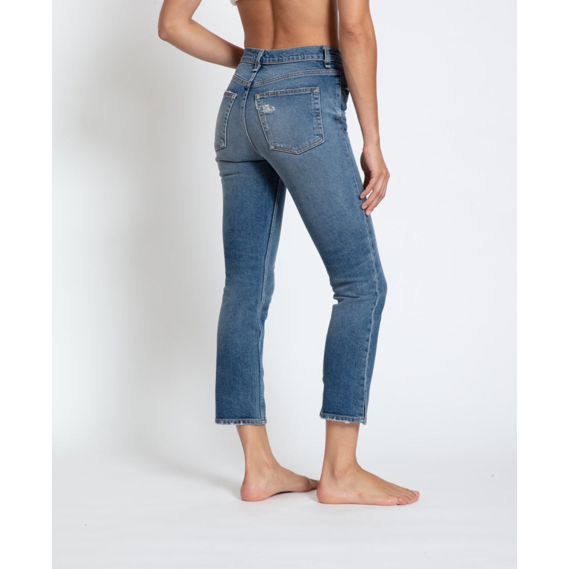 Mid Rise Straight Jean - Marina