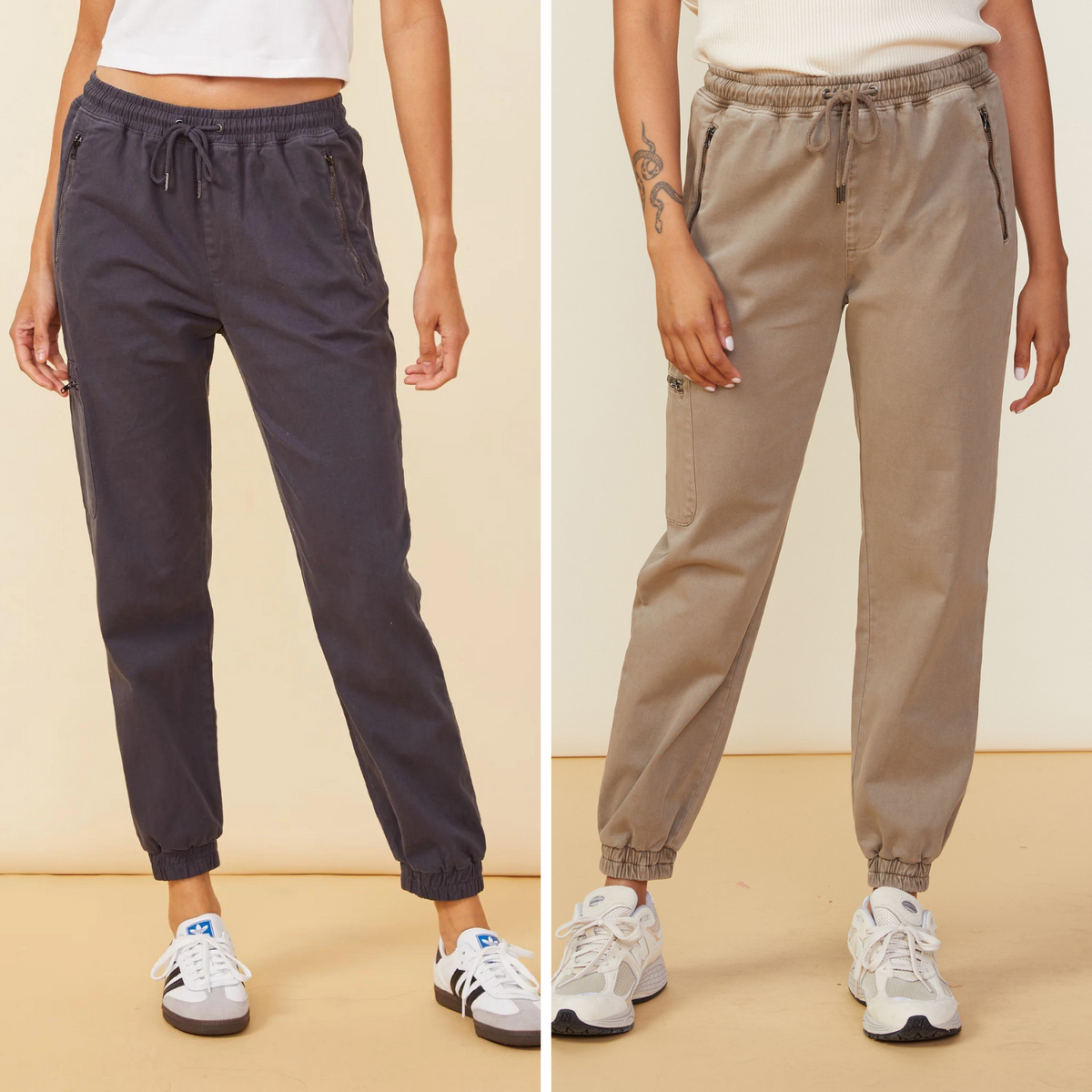 Stretch Twill Moto Pant