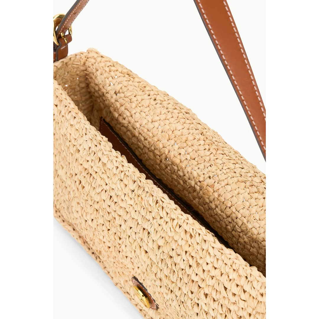Harlow Raffia Shoulder Bag