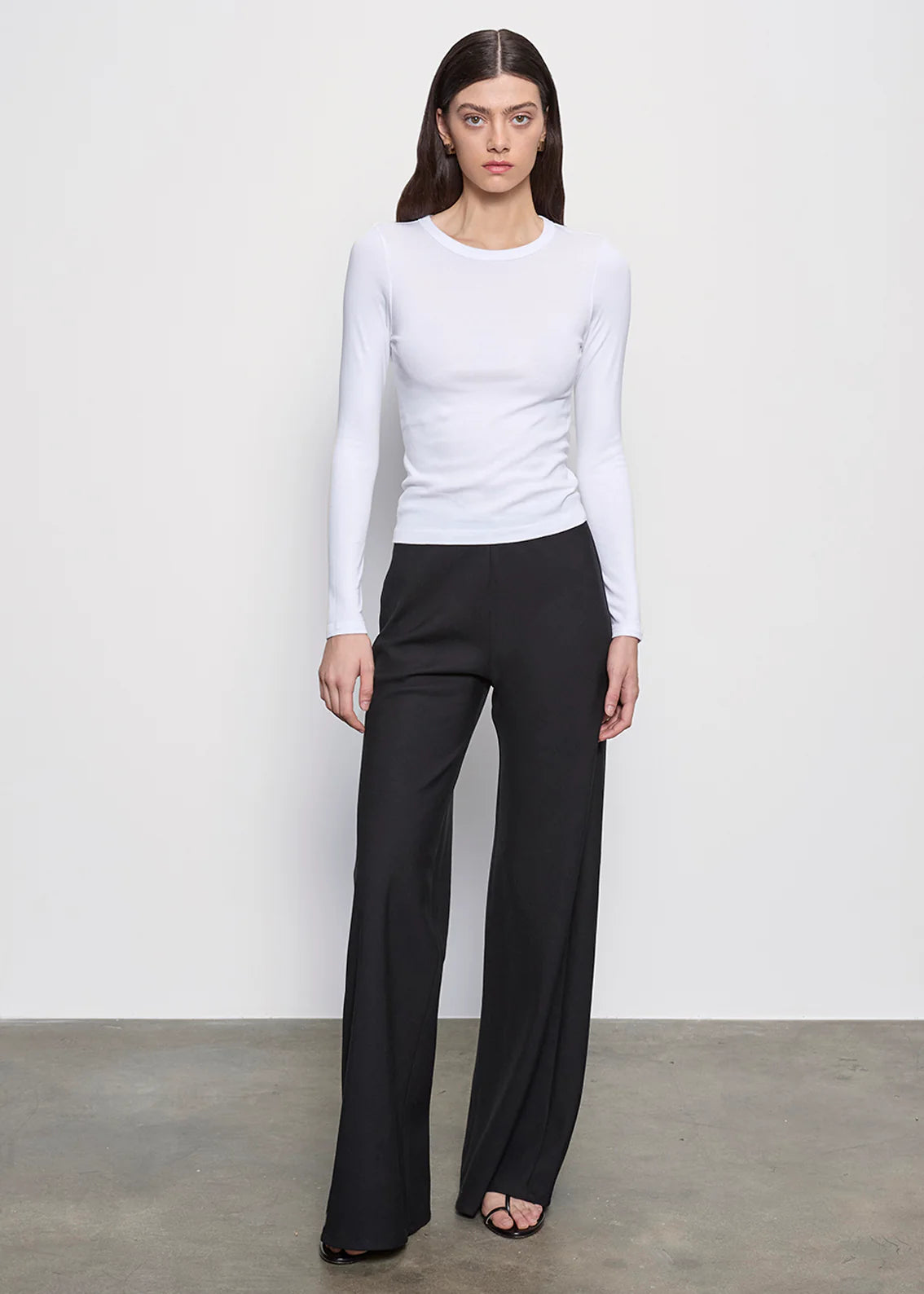 Twill Bias Pant - Black