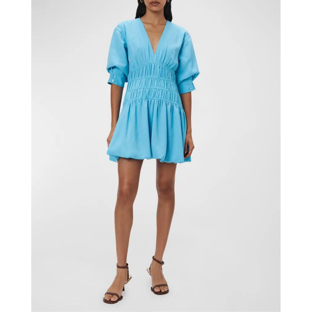 Diem Gauze V-Neck Dress