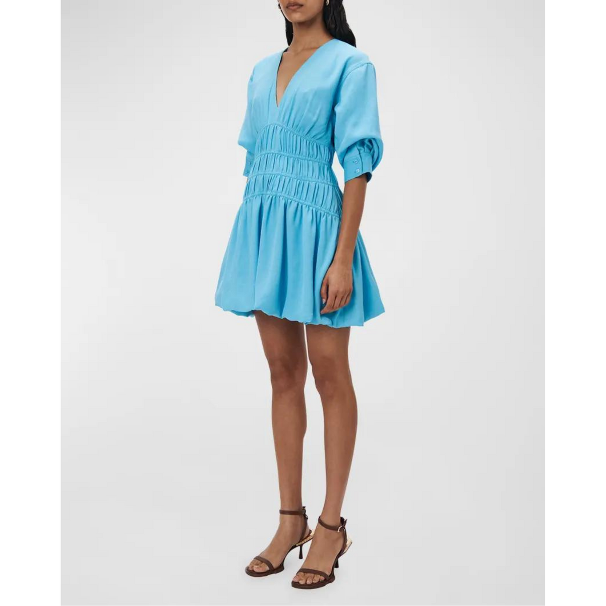 Diem Gauze V-Neck Dress