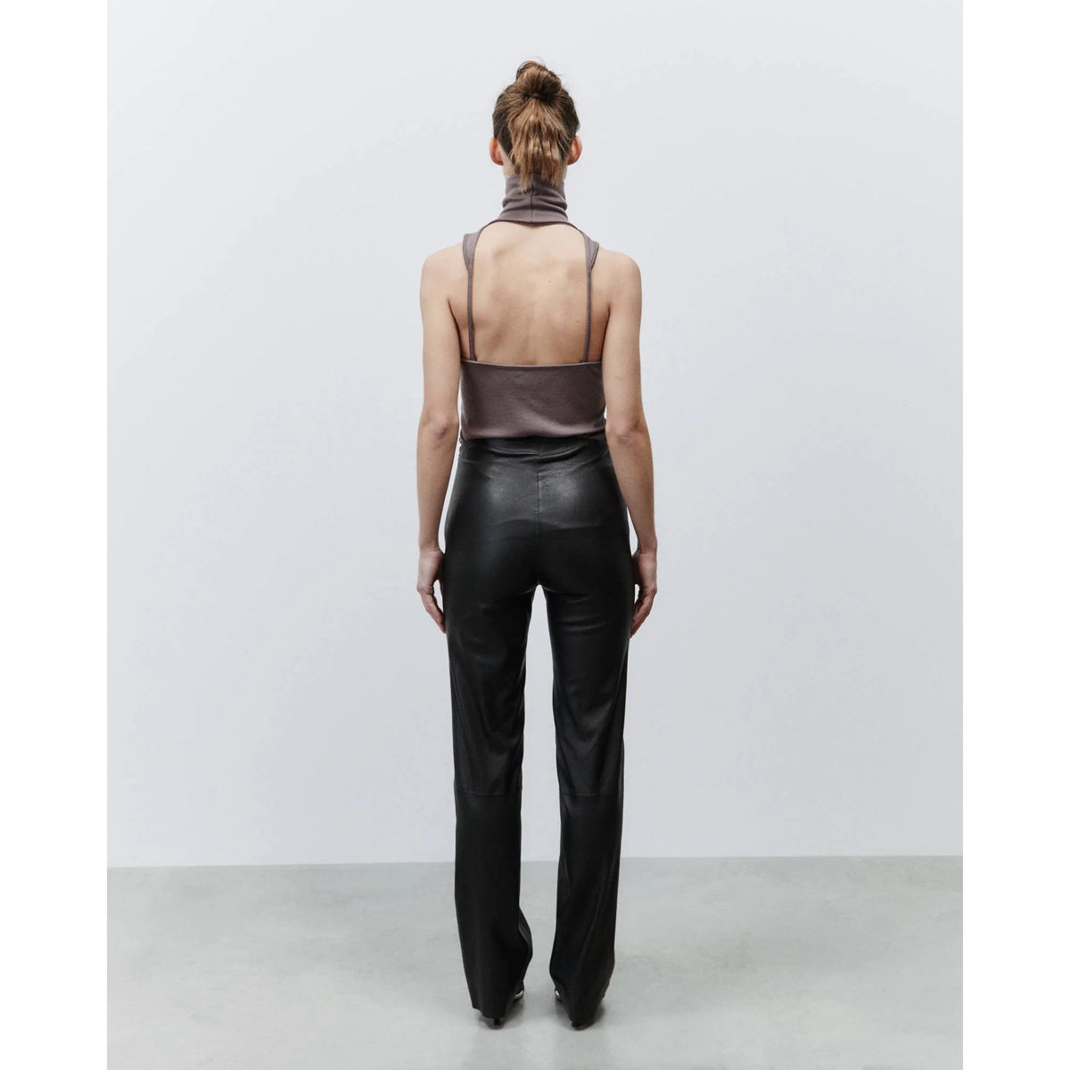 Stretch Leather Pants
