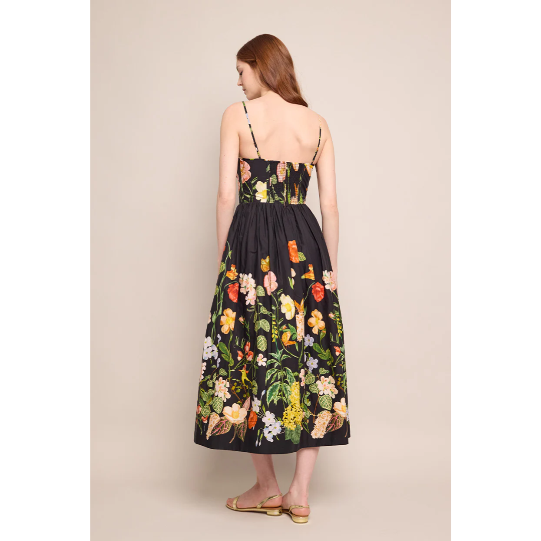Alba Midi Dress - Nectar Black