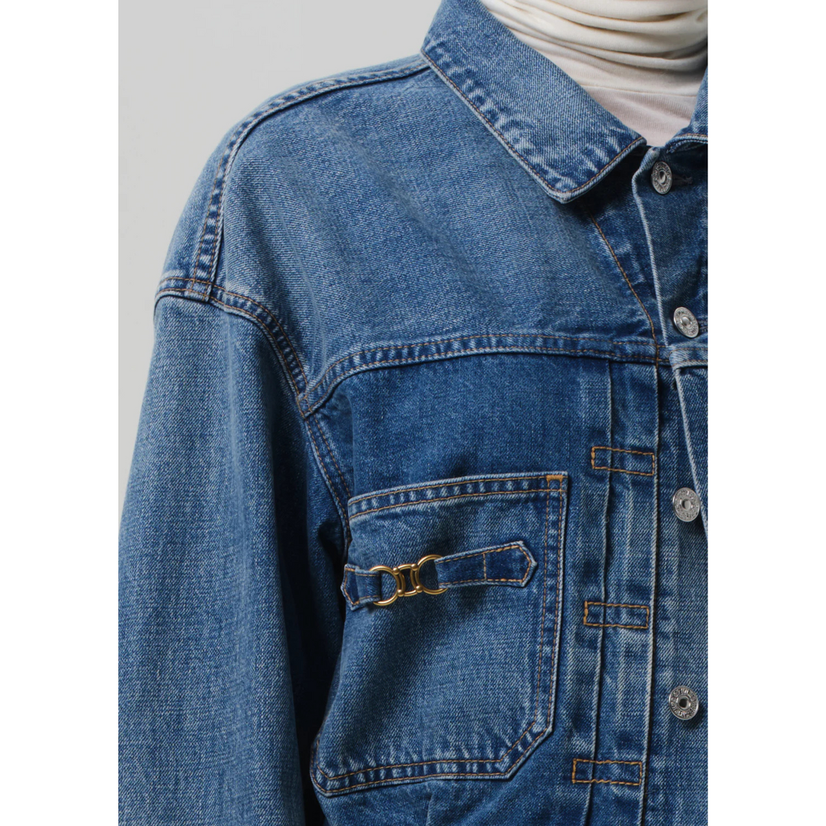 Alma Jacket With Horsebit - Sweetzer