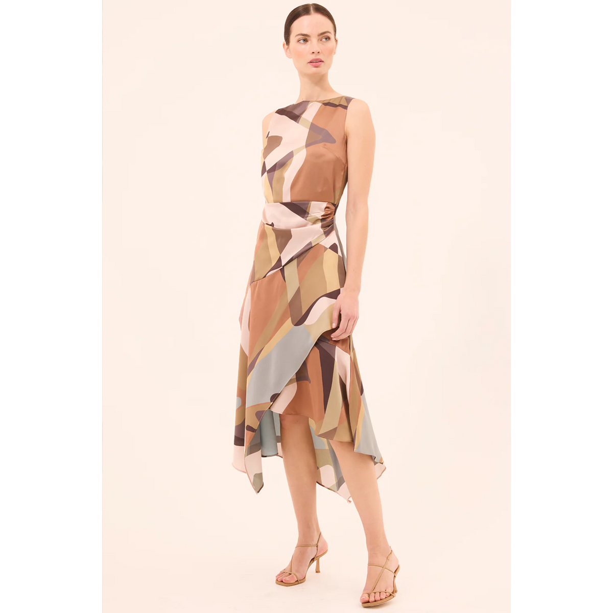 Alodia Dress - Desert Abstract