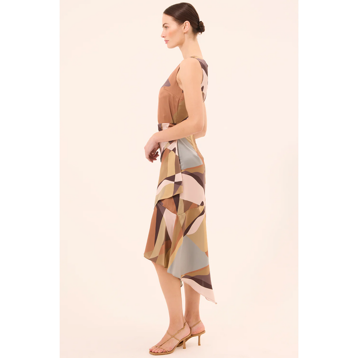 Alodia Dress - Desert Abstract