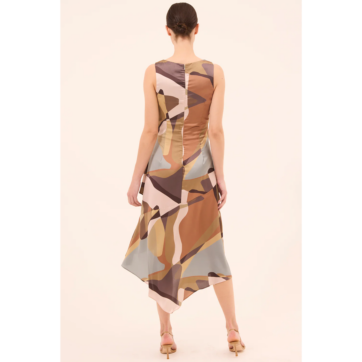 Alodia Dress - Desert Abstract