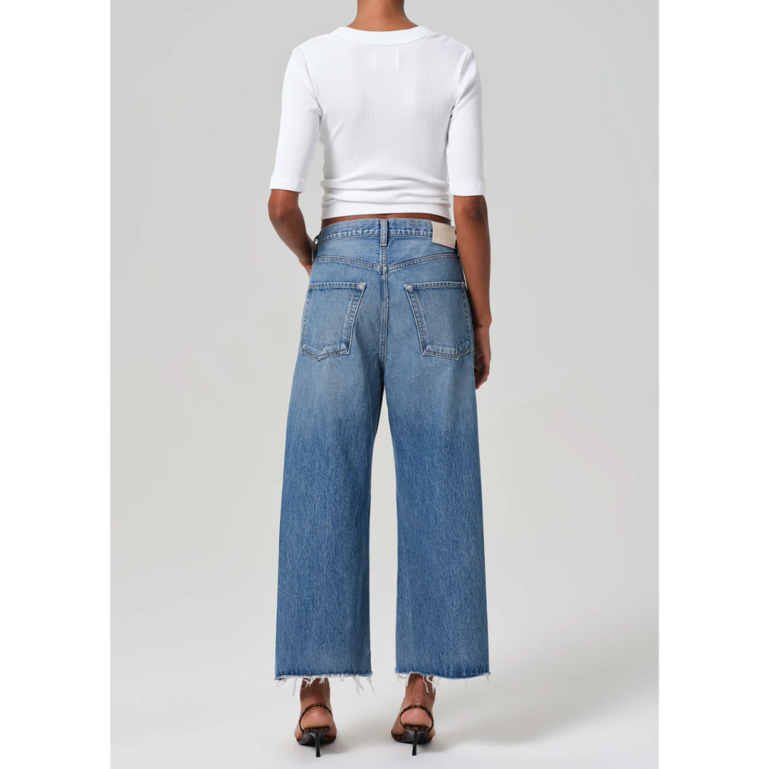 Alya Raw Hem Crop - Solano
