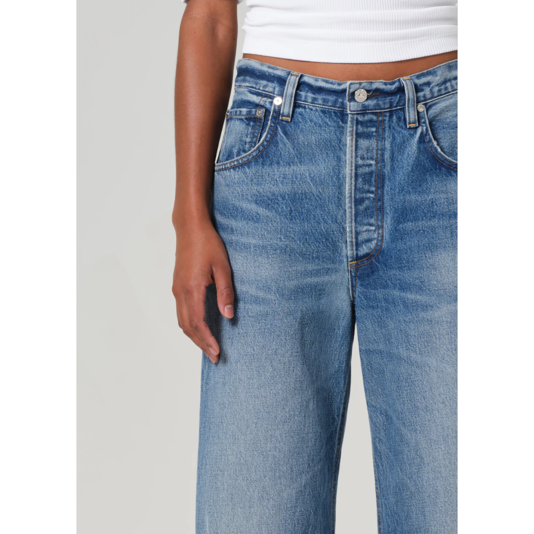 Alya Raw Hem Crop - Solano