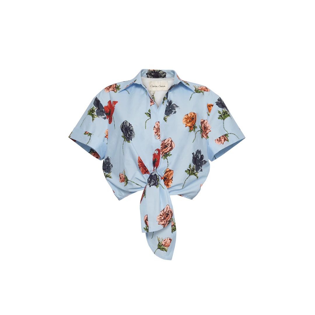 Ashbury Top - Botanica Blue