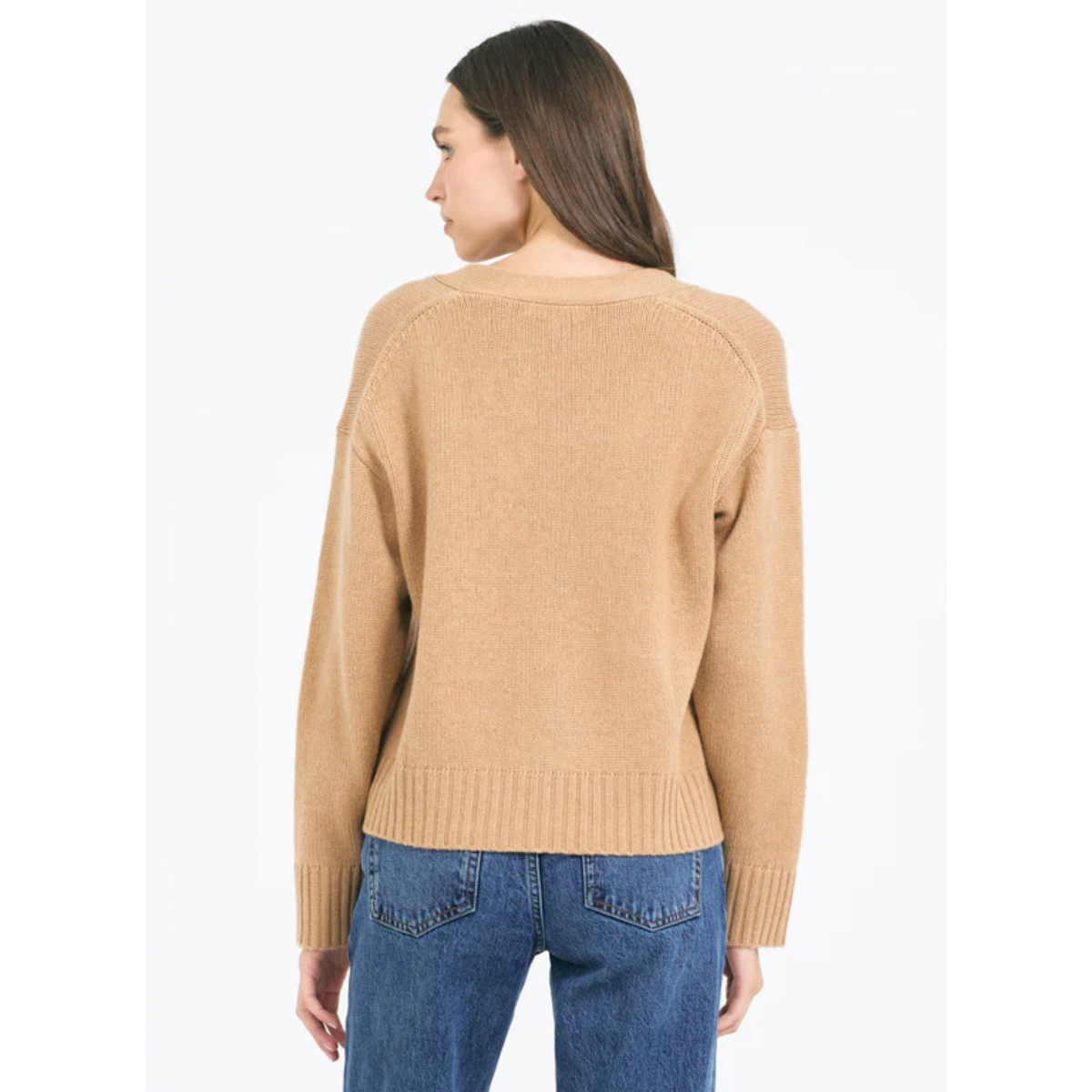 Aster Cashmere Cardigan - Chestnut