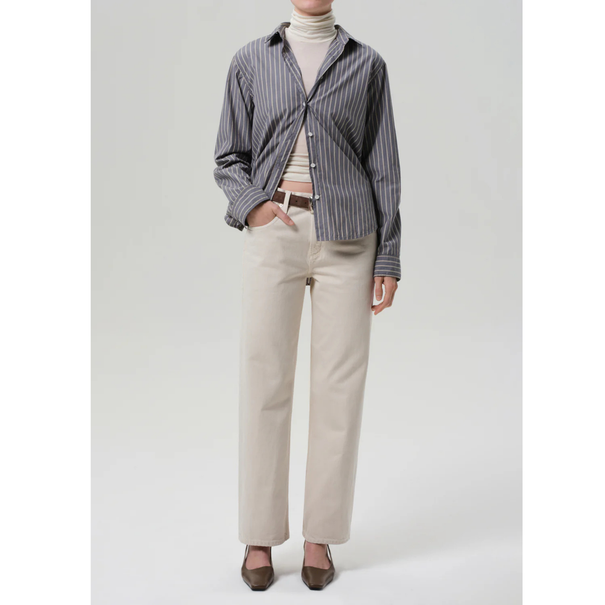 Avni Slim Shirt - Cleo Stripe
