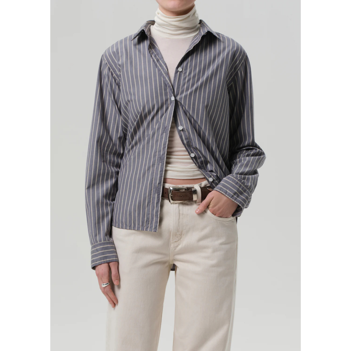 Avni Slim Shirt - Cleo Stripe