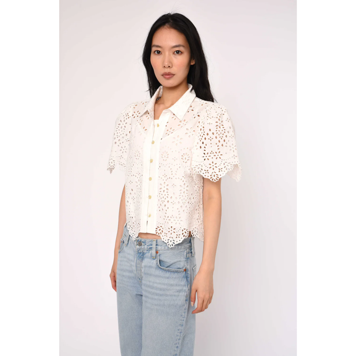 Abigail Top - Bright White