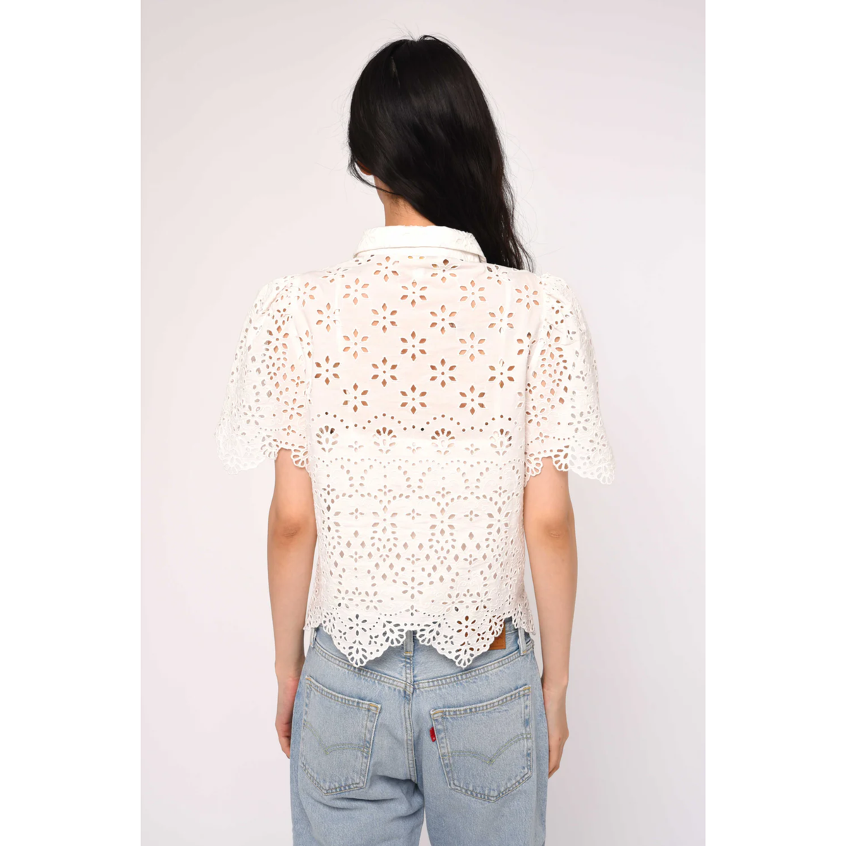 Abigail Top - Bright White